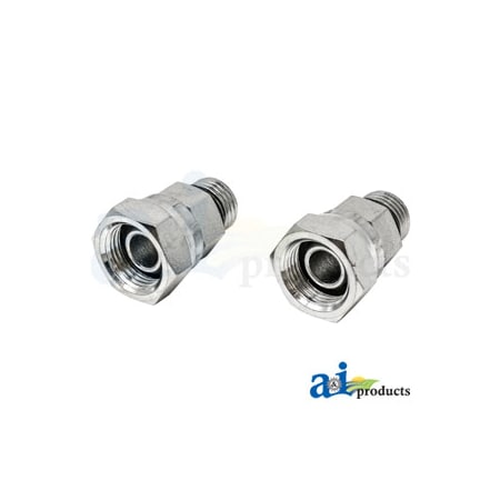 A & I Products Female NPT Swivel X Male ORB Straight Adapter 3.75" x4" x2" A-43D31